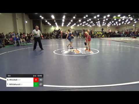 2018 Girls Folkstyle Duals/Wrestleback 1 164 Semi-Finals - Bella Mitchell (CDT) Vs. Taylor Whitehu