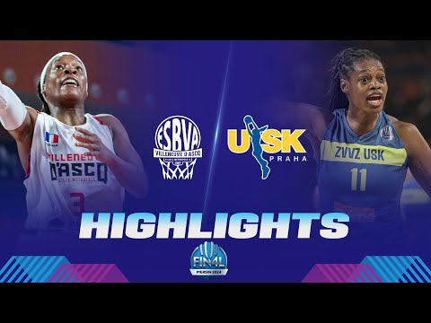 Semi-Finals: Villeneuve d'Ascq LM v ZVVZ USK Praha | Highlights | EuroLeague Women 2023-24