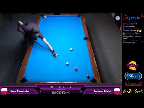 Finał - Radosław Babica vs Adam Stankiewicz  - RACE TO 3 - Turniej Pokazowy Formuła B 1-3-5 RELAX