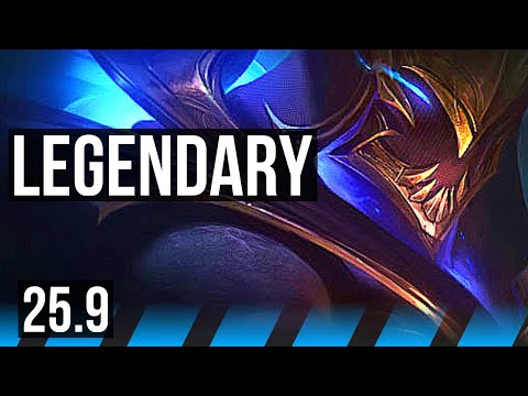 ZED vs AZIR (MID) | Legendary | EUW Master | 25.9