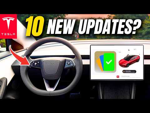 10 MASSIVE Tesla Features Update: It's Here?