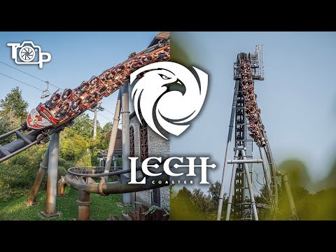 Lech Coaster (4K) Front Row POV - Legendia