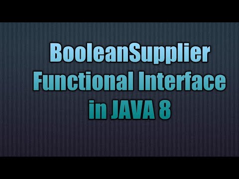 BooleanSupplier Functional Interface in JAVA 8 |Writing Lambda Expression