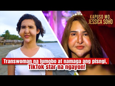 Transwoman na lumobo at namaga ang pisngi, TikTok star na ngayon! Kapuso Mo, Jessica Soho