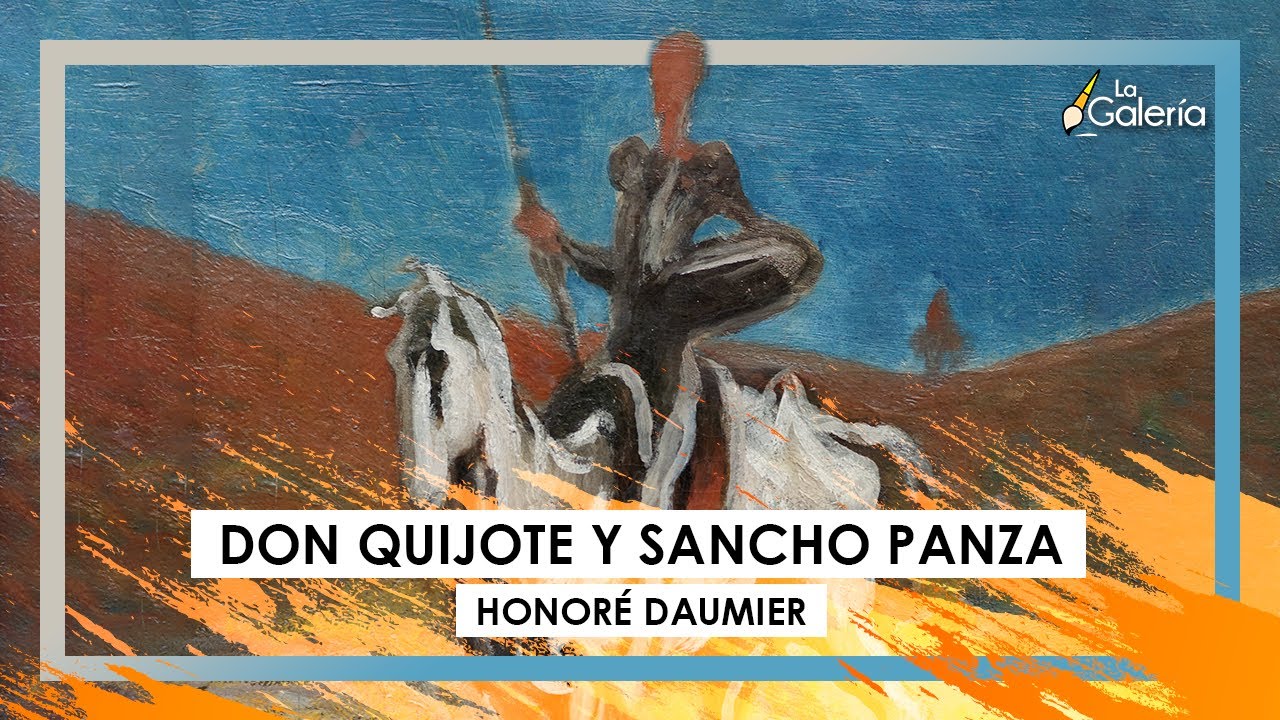 Don Quixote and Sancho Panza - Honoré Daumier | Art History