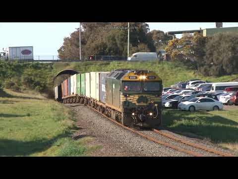 Top & Tail SSR Grain Train: Warrnambool & Geelong Broad Gauge Rail Movements
