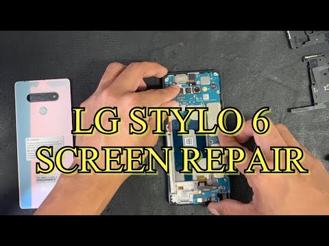 LG Stylo 6 – Anleitung zum Zerlegen – Reparatur des Glasbildschirms – LCD