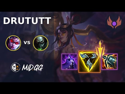 MID.GG: [ drututt ] Vayne TOP vs Urgot | EUW MASTER | LOL Season 2025