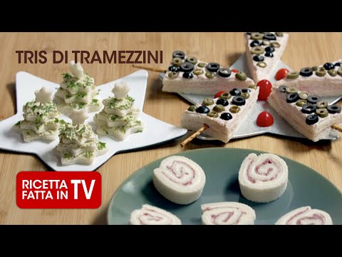 TRIS DI ANTIPASTI MISTI PER LE FESTE di Benedetta Rossi - Ricetta TV Fatto in Casa per Voi