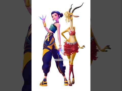 Zoey as Gazelle part 2 #zootopia2 #kpopdemonhunters #digitalart