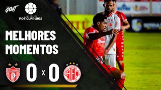 TUDO IGUAL! POTIGUAR E AMÉRICA-RN EMPATAM NO CAMPEONATO POTIGUAR!