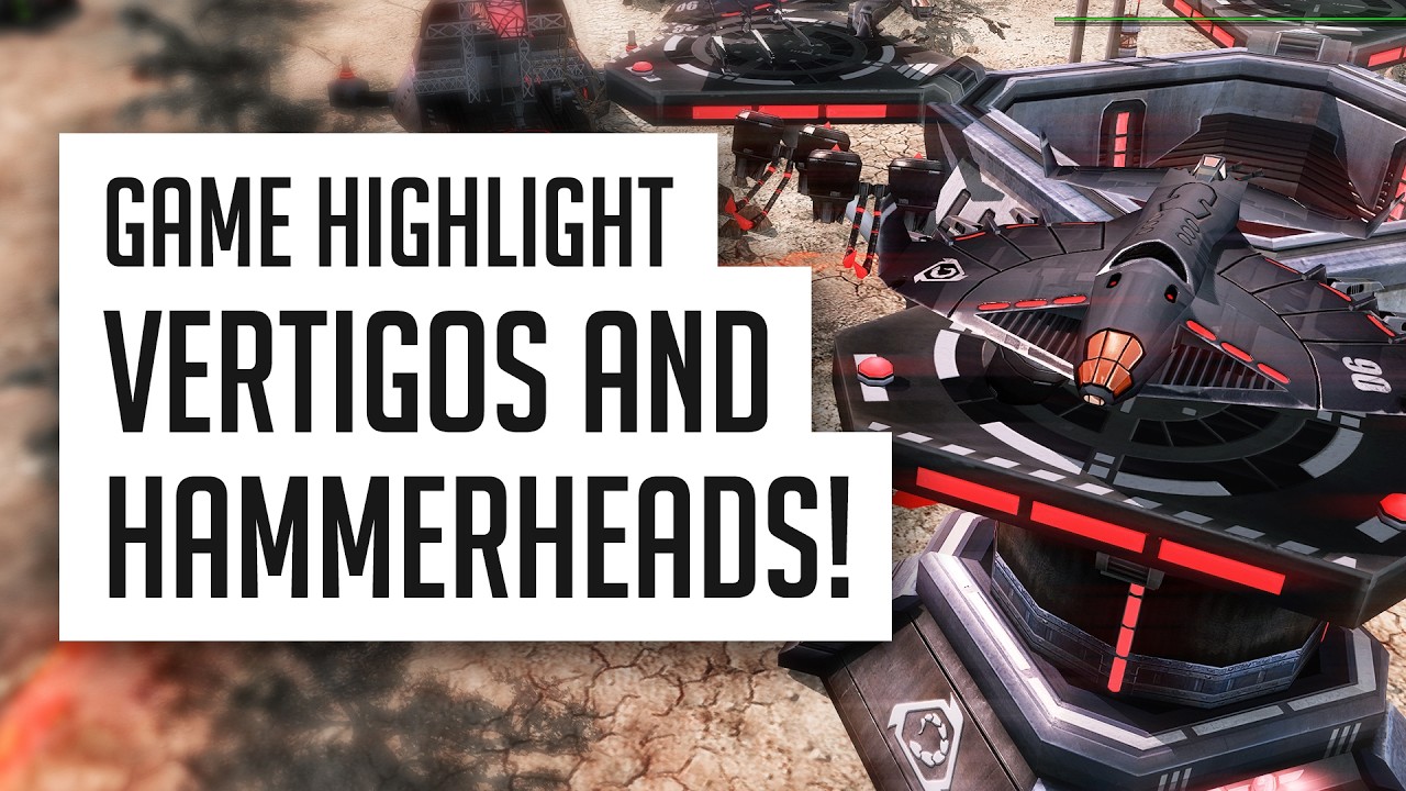 [C&C3: Kane's Wrath] Game Highlight - Vertigos and Hammerheads!