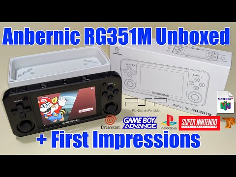 Anbernic RG351M - Unboxed - Reviewed - Rated - Tested - PSP - Dreamcast - Gameboy Advance - PS1!