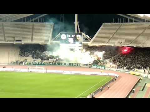 Παναθηναϊκός - ΑΕΚ 0-0 Εκπληκτική ατμόσφαιρα από τους οπαδούς