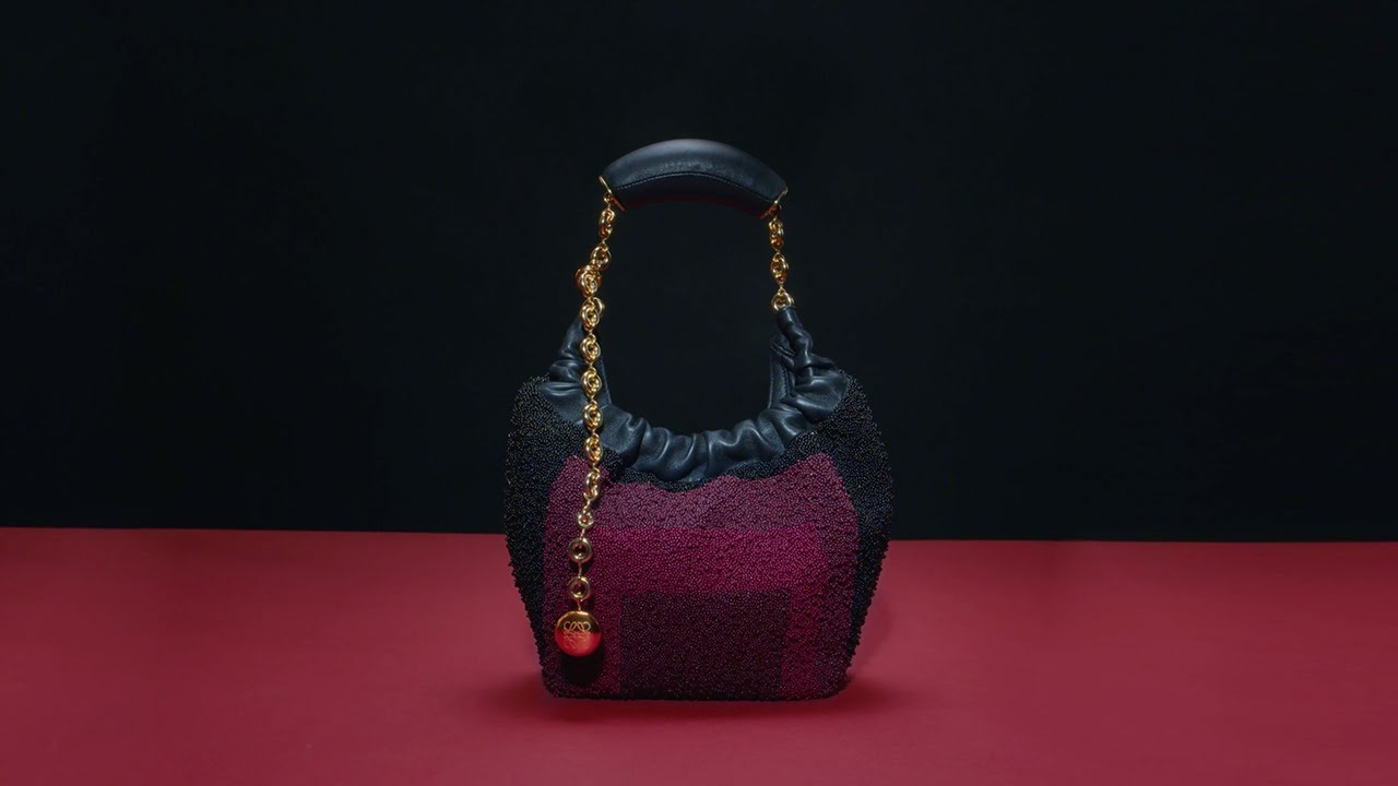 Loewe Unveils Limited Edition Mini Squeeze Bag Featuring Exclusive Hand-Beaded Embroidery