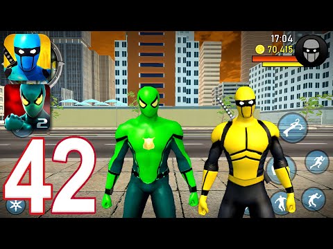 Blue Ninja, Superhero Vs Power Spider 2 - Gameplay Walkthrough Part 42 (iOS, Android)