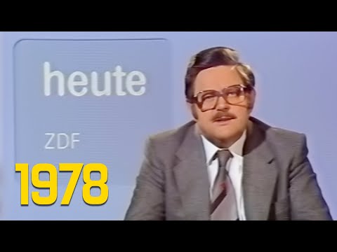 ZDF heute zum Sendeschluss mit Gerhard Klarner (20.01.1978)