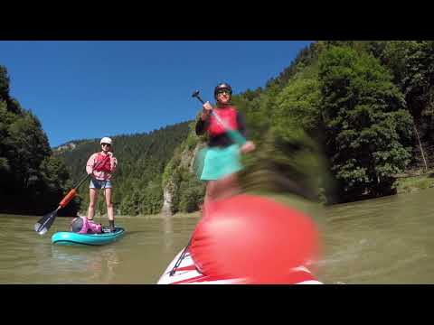 Spływ Dunajcem na SUPie / Sromowce Wyżne - Krościenko nad Dunajcem / Pieniny 2021