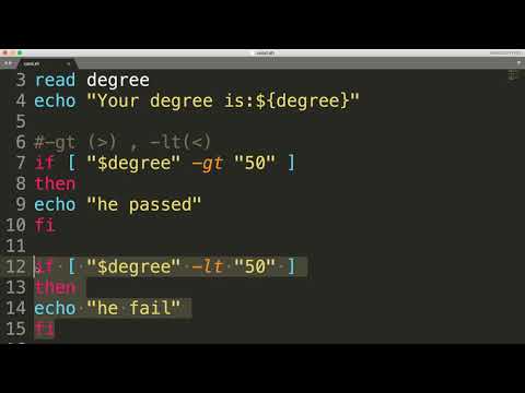 &#x202a;6- Shell Scripting:  IF  Statement- العبارات الشرطية&#x202c;&rlm;