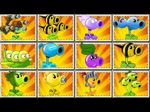 All Pea Plants Power-Up! in Plants vs. Zombies 2 (Chinese Version)