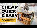 DIY Modular Mobile Workbench With Built In Table Saw PERFECT For Beginners Diyprojects Woodworking