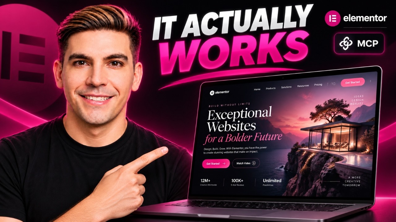 Elementor MCP is FINALLY Here — Build WordPress Websites With AI