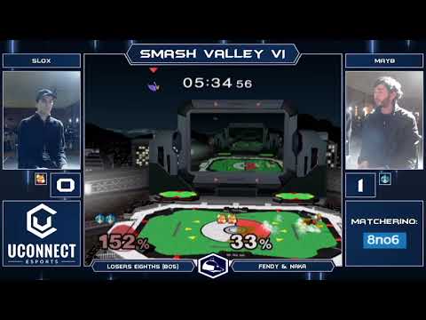 Smash Valley VI Melee Singles - Slox (Fox) vs mayb (Peach) - Losers Eighths