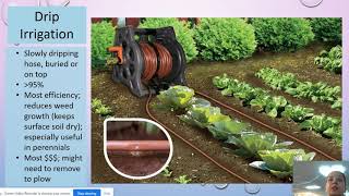 APES notes - Unit 5, section 5 - Irrigation methods