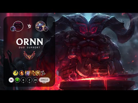 Ornn Support vs Yuumi - KR Grandmaster Patch 12.21