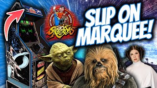 The EASIEST Arcade1Up Marquee Mod! The Slip On Marquee!