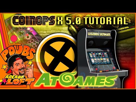 CoinOpsX 5.0 Version 5 is Alive saUCEy Edition Tutorial for AtGames Legends Family of Products!