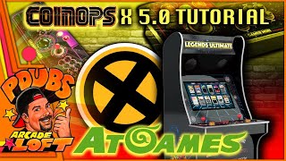 CoinOpsX 5.0 Version 5 is Alive saUCEy Edition Tutorial for AtGames Legends Family of Products!