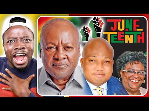 Prez Mahama, Okudzeto Ablakwa & Mia At Ghana's Juneteenth Ceremony
