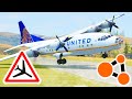 Airplane Emergency & Crosswind Landing Crashes #8 - BeamNG Drive