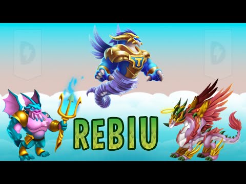 rebiu de mi dragon titan de viento, dios Neptuno y de dark angel/Dragon city/Dragon master.