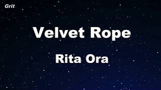 Velvet Rope - Rita Ora Karaoke 【No Guide Melody】 Instrumental