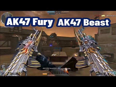 Crossfire NA ( Đột Kích ) 2.0 : AK47 Fury VS AK47 Beast - Hero Mode X - Zombie V4