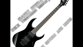 Video thumbnail for Ibanez MTM2 Mick Thomson Signature Model from Slipknot, Review and Short Demo by JandW Music