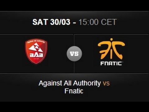 Against All Authority vs Fnatic - LCS 2013 EU Spring Week 7 - Full Game