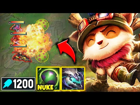 Teemo but my Shrooms are Nuclear Bombs that one shot you (1200+ AP, ELDER SOUL)