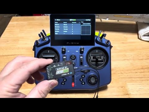 Setting up gyro stabilization in an FrSky SR10+ and X20S using Ethos