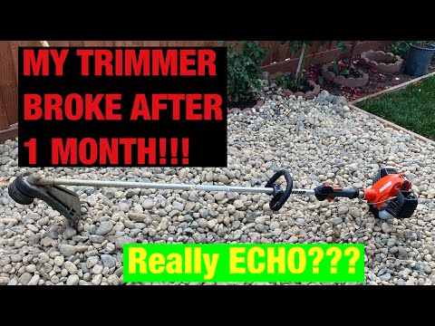 How to maintenance Echo trimmer~Line won’t feed solution + Adding String line
