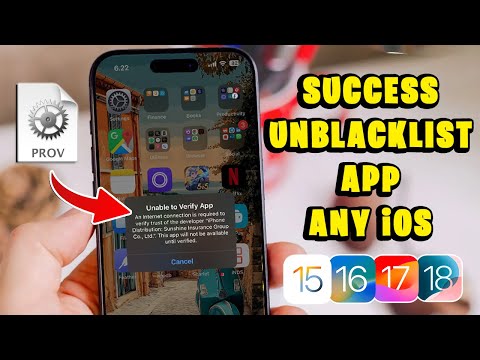 Fix Blacklist App on Any iOS : Unable to Verify Certificate iPhone & iPad