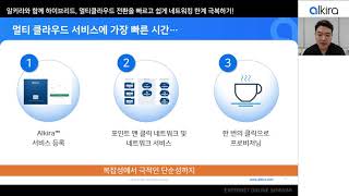 [알키라]알키라와 함께 하이브리드, 멀티글라우드 전환을 빠르고 쉽게 네트워킹 한계 극복하기!