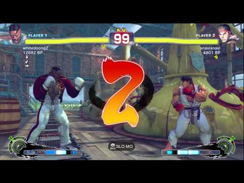 whitedoong2 [Dudley] vs snavisnavi [Ryu] SSF4 Japanese Online Ranked Matches - TRUE-HD
