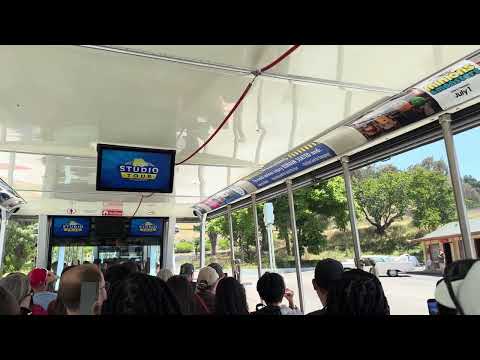 Universal Studio Tour Tram Bus Pictures Cars and Norman Bates 6/3/2026