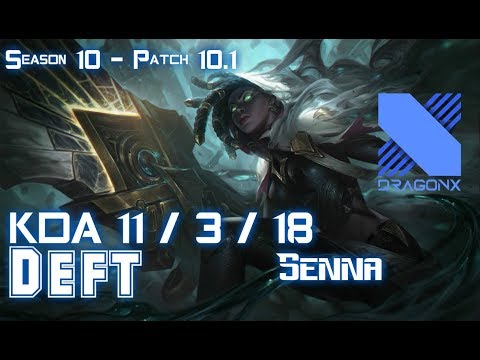 DRX Deft SENNA vs APHELIOS ADC - Patch 10.1 KR Ranked