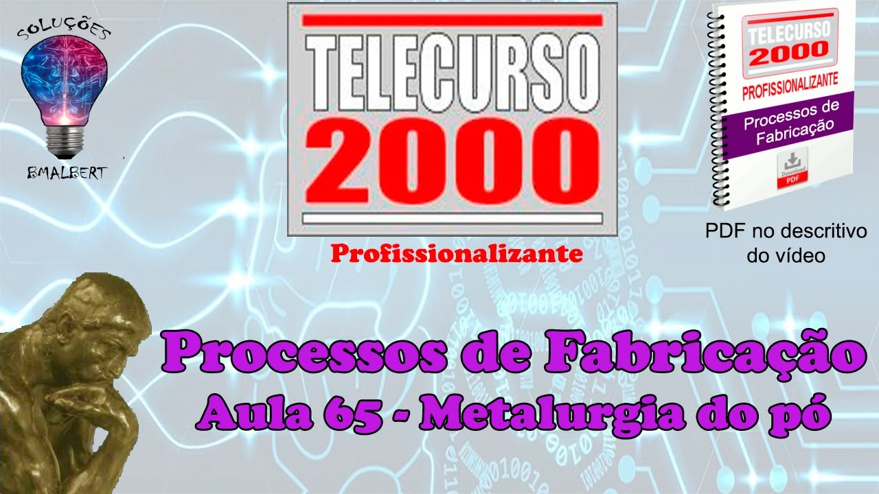 Telecurso 2000 - Processos de Fabricação - 65 Metalurgia do pó