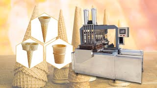 Commercial wafer cup cone machine | Automatic ice cream cone baking machine