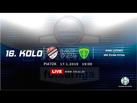 LIVE: MIMEL LUČENEC - MŠK ŽILINA FUTSAL, 17.1.2020